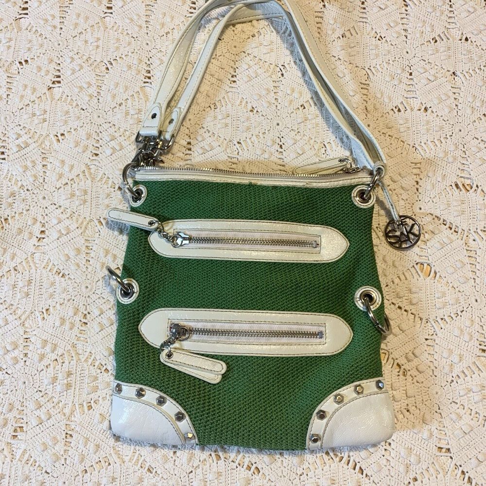 The Sak - Fossil - Bright Kelly Green Shoulder Ba… - image 2